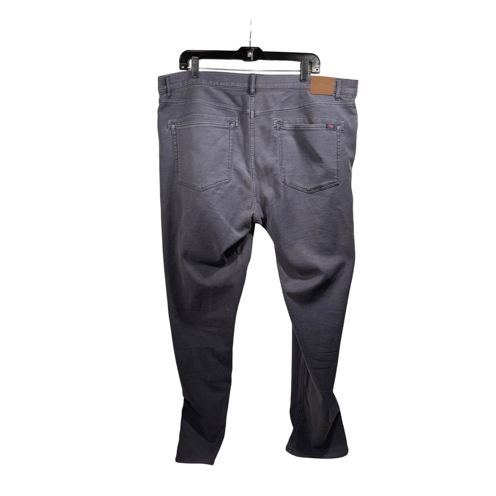 Faherty Men's Size 40 Gray Denim Pants Five-Pocket Design Casual Comfort
